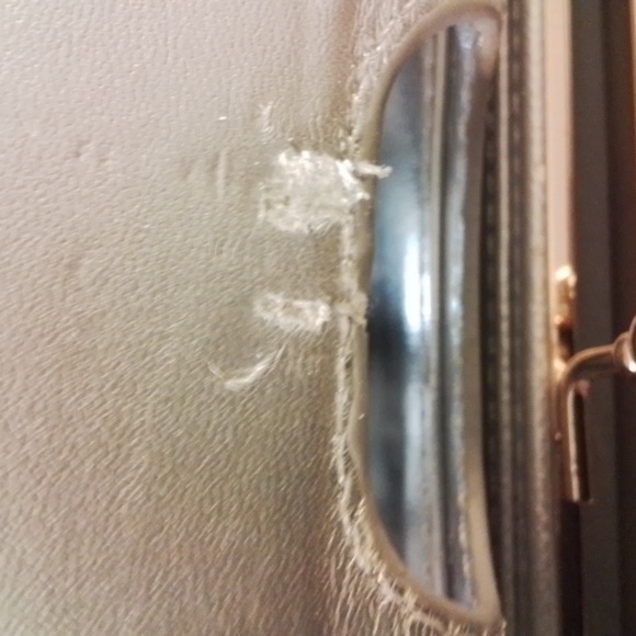 LIMITED WOMENS SILVER CLUTCH WALLET WITH DIAMOND CLASPS AND CARD SLOTS - Picture 12 of 12